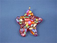 Dichroic Glass Starfish Pendant