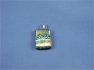 Dichroic Glass half and Half Fused Pendant